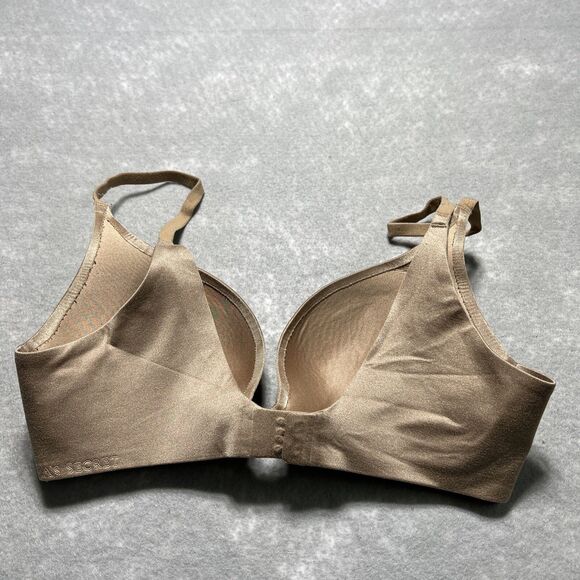 Victoria Secret Push Up Bra Size 32C Beige Support Adjustable Comfort - Picture 3 of 8
